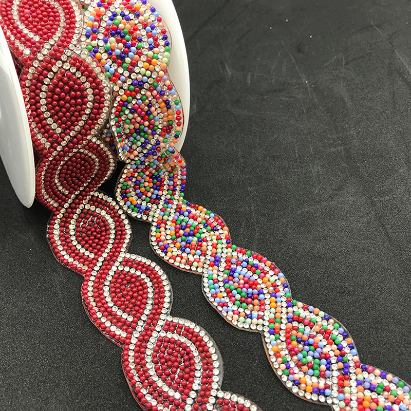 Bling Beaded Rhinestone Ribbon Trim Wholesale