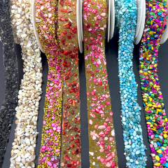 Colorful Resin Diamond Beaded Trim Manufacturer