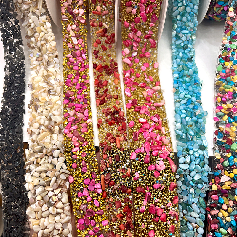 Colorful Resin Diamond Beaded Trim Manufacturer