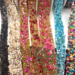 Colorful Resin Diamond Beaded Trim Manufacturer