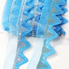 Triangle Rhinestone Beaded Edge Trim for Sewing Supplier
