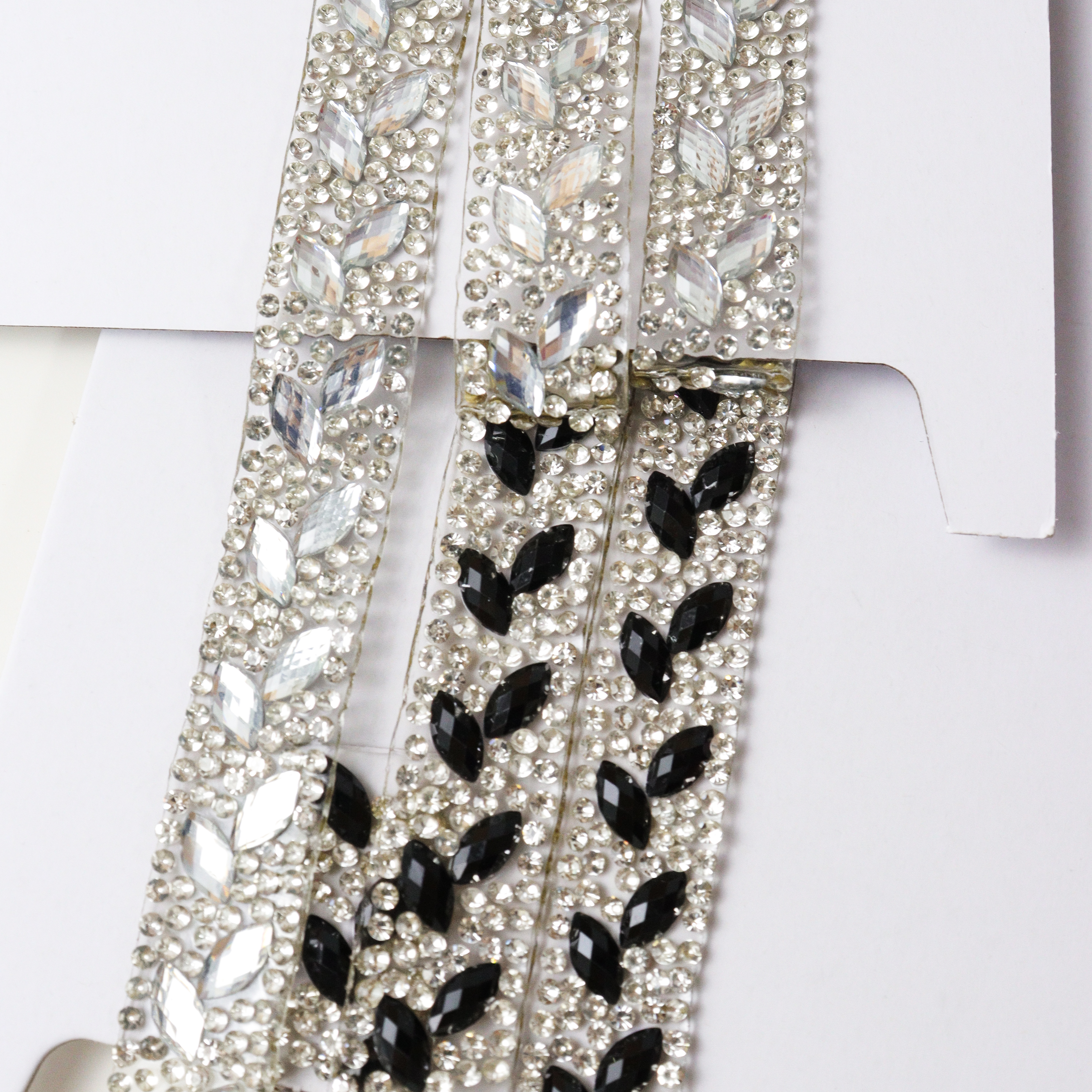 Crystal Beaded Ribbon Iron On Apparel Factory