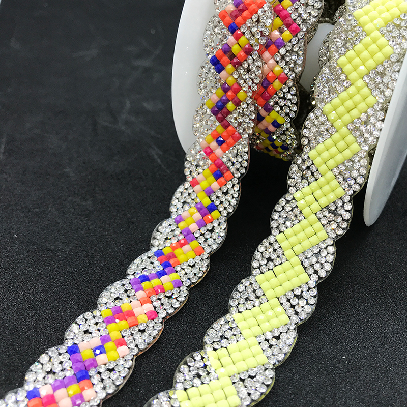 Multi Types Diamante Trims Stones Crystal Iron On Clothing Supplier