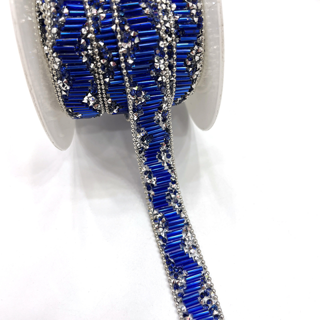 Shiny Crystal Beaded Trim By The Yard Factory
