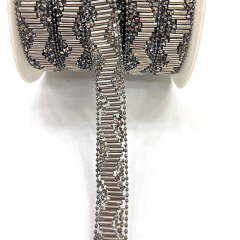 Shiny Crystal Beaded Trim By The Yard Factory