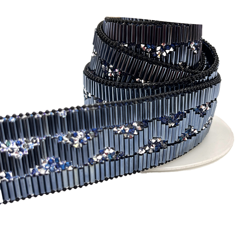 Diamante Beaded Chain Trim Custom