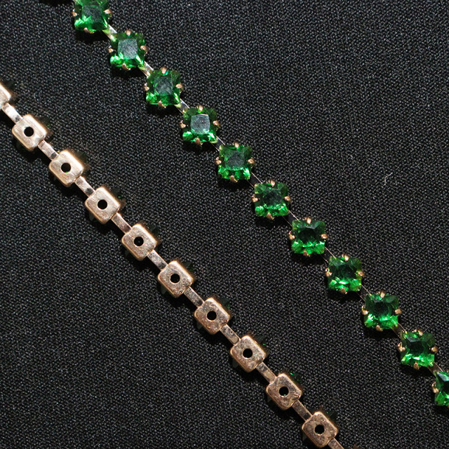 4*4mm Bling Rhinestone Zircon Chain for Jewelry Making Manufacturer