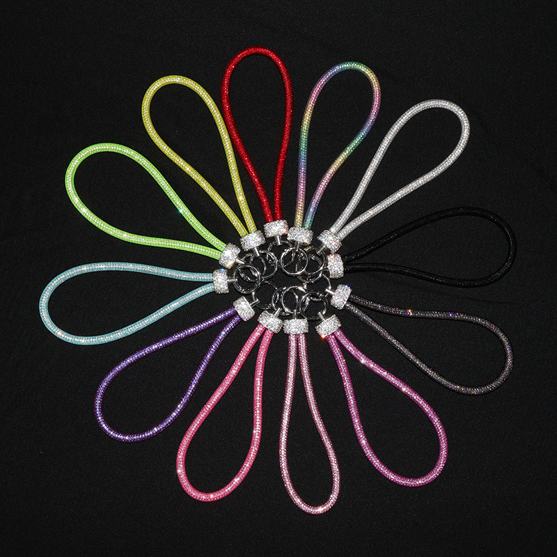 Sparkly Bedazzled Crystal Straps Keychain Exporter