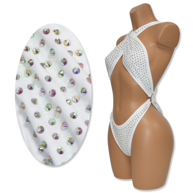 Luxury Backless Crystal Swimsuit Exotic Polewear Factory