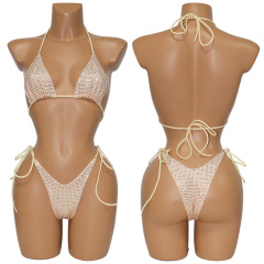Sparkling Crystal Bikini for Night Club Pole Dancer Outfits Manufacturer