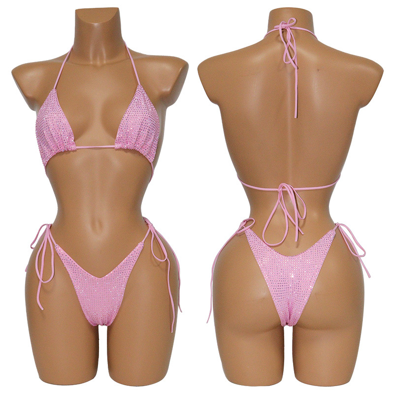 Sparkling Crystal Bikini for Night Club Pole Dancer Outfits Manufacturer