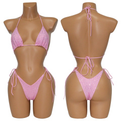 Sparkling Crystal Bikini for Night Club Pole Dancer Outfits Manufacturer
