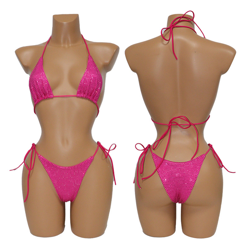 Bling Diamond Rhinestone Bathing Suit for Exotic Dancewear Suppliers
