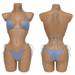 Bling Diamond Rhinestone Bathing Suit for Exotic Dancewear Suppliers