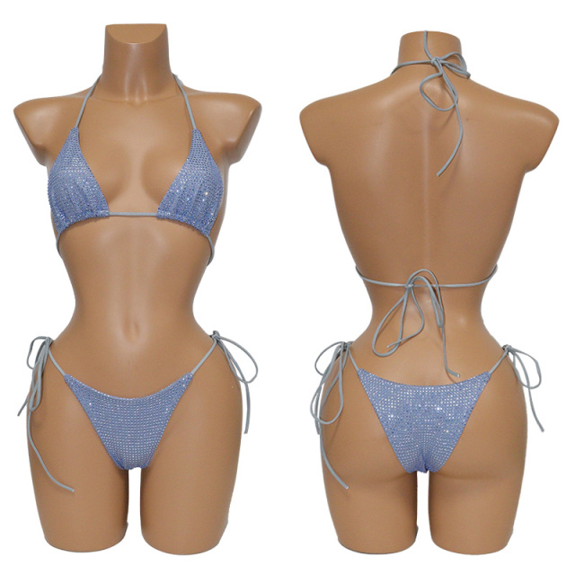 Bling Diamond Rhinestone Bathing Suit for Exotic Dancewear Suppliers