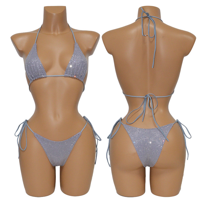 Bling Diamond Rhinestone Bathing Suit for Exotic Dancewear Suppliers