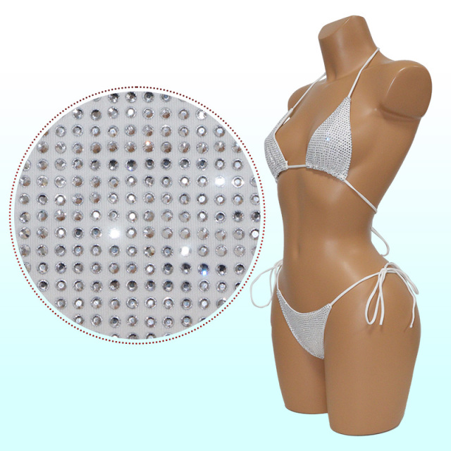 Bling Diamond Rhinestone Bathing Suit for Exotic Dancewear Suppliers