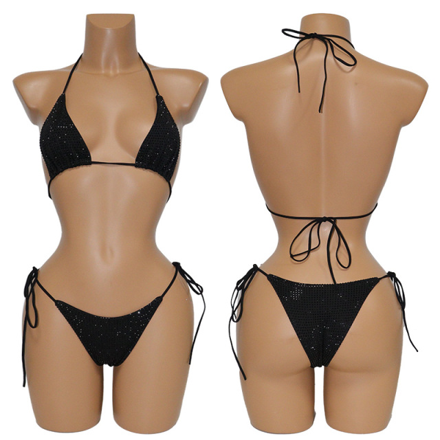 Bling Diamond Rhinestone Bathing Suit for Exotic Dancewear Suppliers
