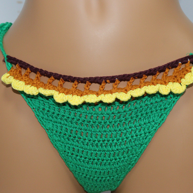 Casual Sunflower Shaped Crochet Bikini Beachwear Manufacturer