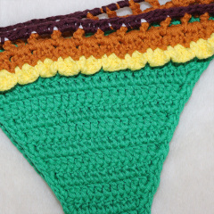 Casual Sunflower Shaped Crochet Bikini Beachwear Manufacturer