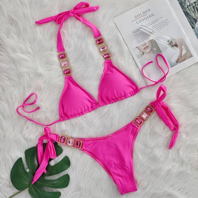 Luxury Multi Color Jewel Bathing Suit Bikini Manufacturer