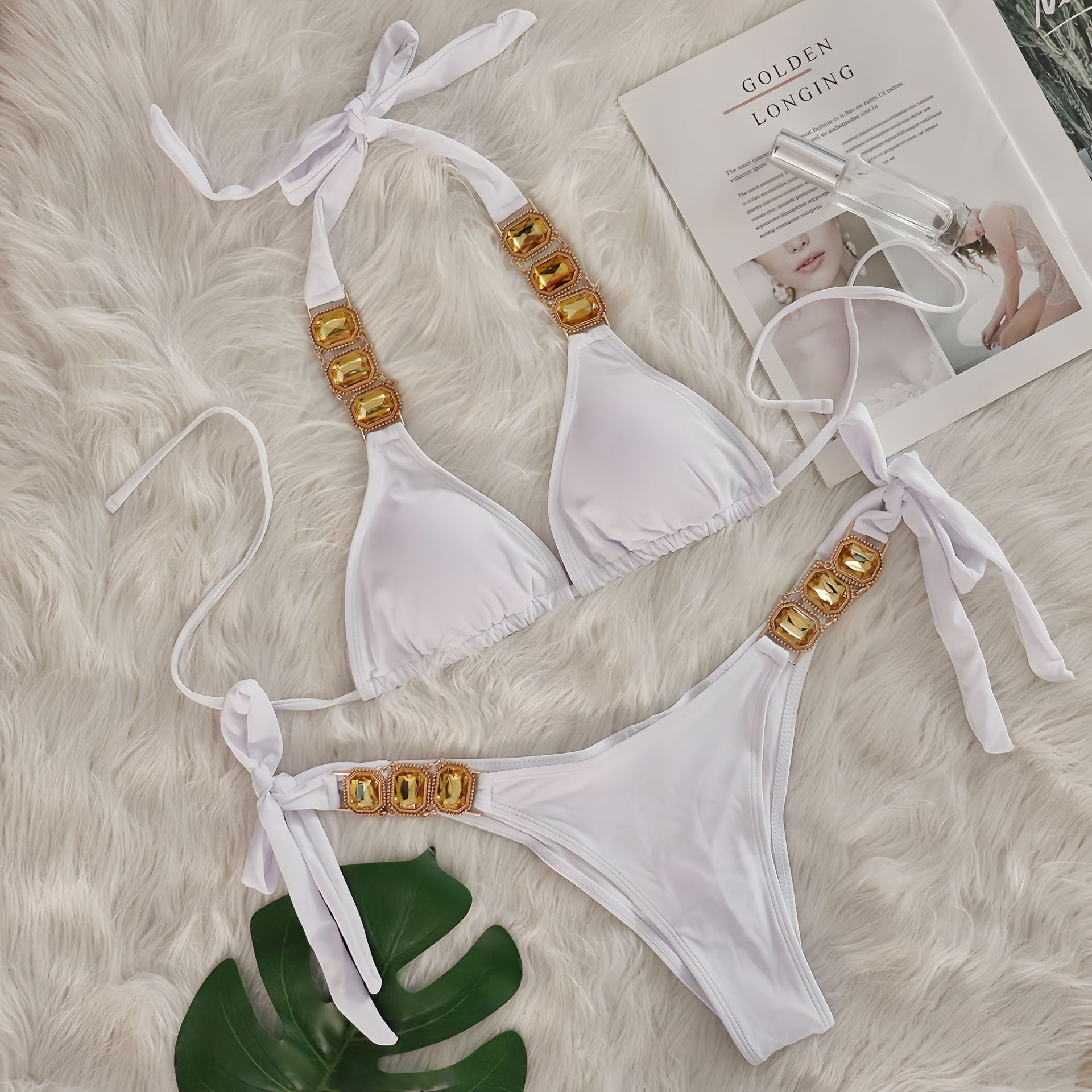 Luxury Multi Color Jewel Bathing Suit Bikini Manufacturer