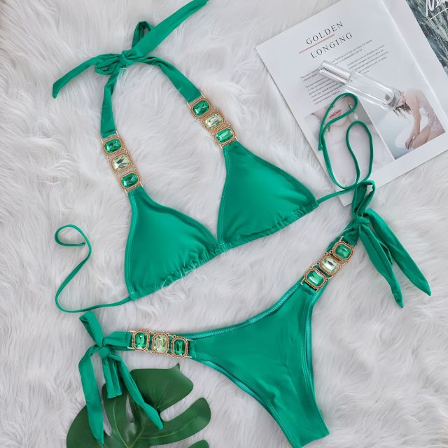 Luxury Multi Color Jewel Bathing Suit Bikini Manufacturer