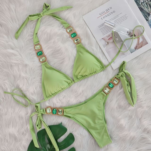 Luxury Multi Color Jewel Bathing Suit Bikini Manufacturer