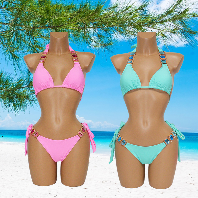 Luxury Multi Color Jewel Bathing Suit Bikini Manufacturer