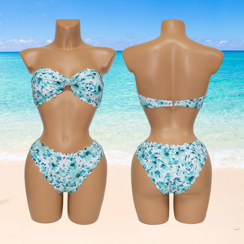 Printed Bandage Bandeau Bathing Suit Manufacturer