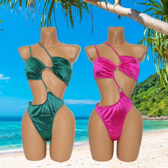 Sexy Cut Out One Piece Swimsuit for Pole Stripper Wear Supplier