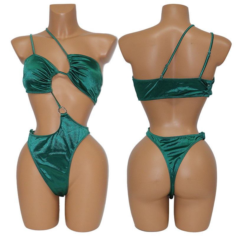 Sexy Cut Out One Piece Swimsuit for Pole Stripper Wear Supplier