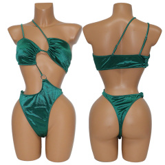Sexy Cut Out One Piece Swimsuit for Pole Stripper Wear Supplier