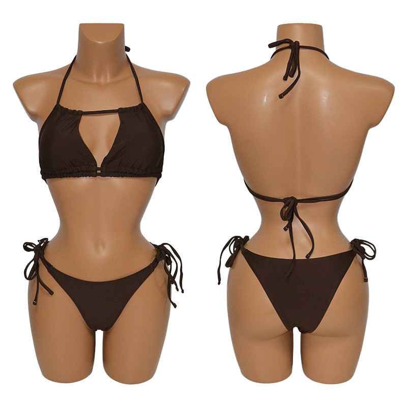 Sexy Ladies Halter Bikini Top for Beach Wear Factory
