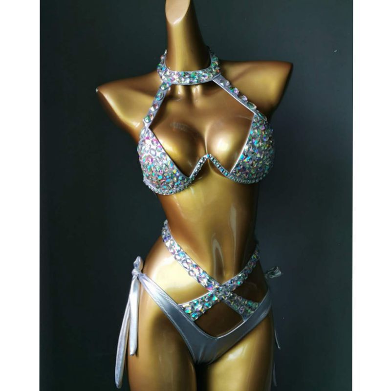 Sexy Rhinestone Carnival Festival Outfits Manufacturer