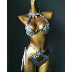Sexy Rhinestone Carnival Festival Outfits Manufacturer