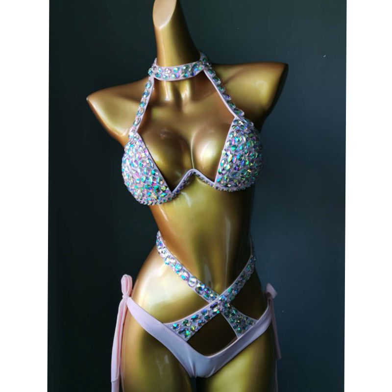 Sexy Rhinestone Carnival Festival Outfits Manufacturer