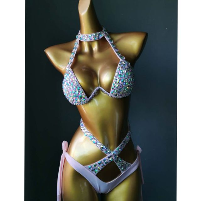 Sexy Rhinestone Carnival Festival Outfits Manufacturer
