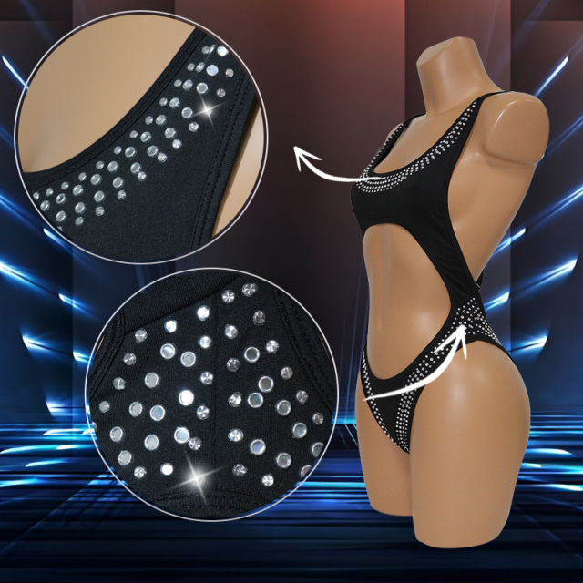 Women's Sexy Studs Hollow Out Exotic Dancewear Manufacturer