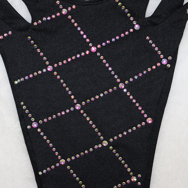 Black Diamond Plaid Bikini Stripper Wear Outfits Exporter