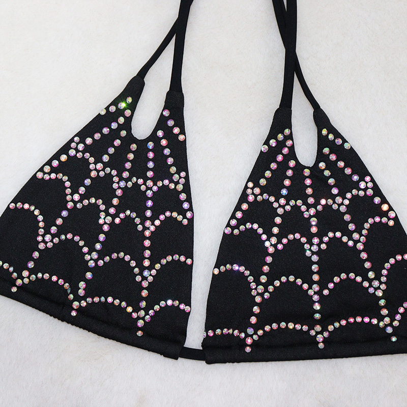 Unique Diamond  Spider Web Pattern Exotic Dancewear Supplier