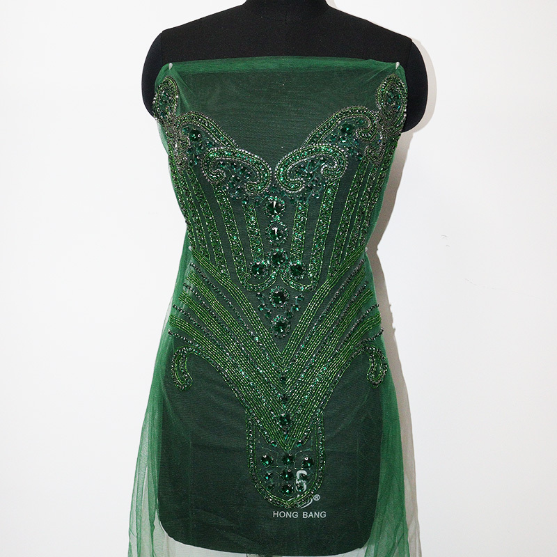 Full Body Rhinestone Applique for Evening Wedding Dress Exporter