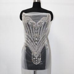 Full Body Rhinestone Applique for Evening Wedding Dress Exporter