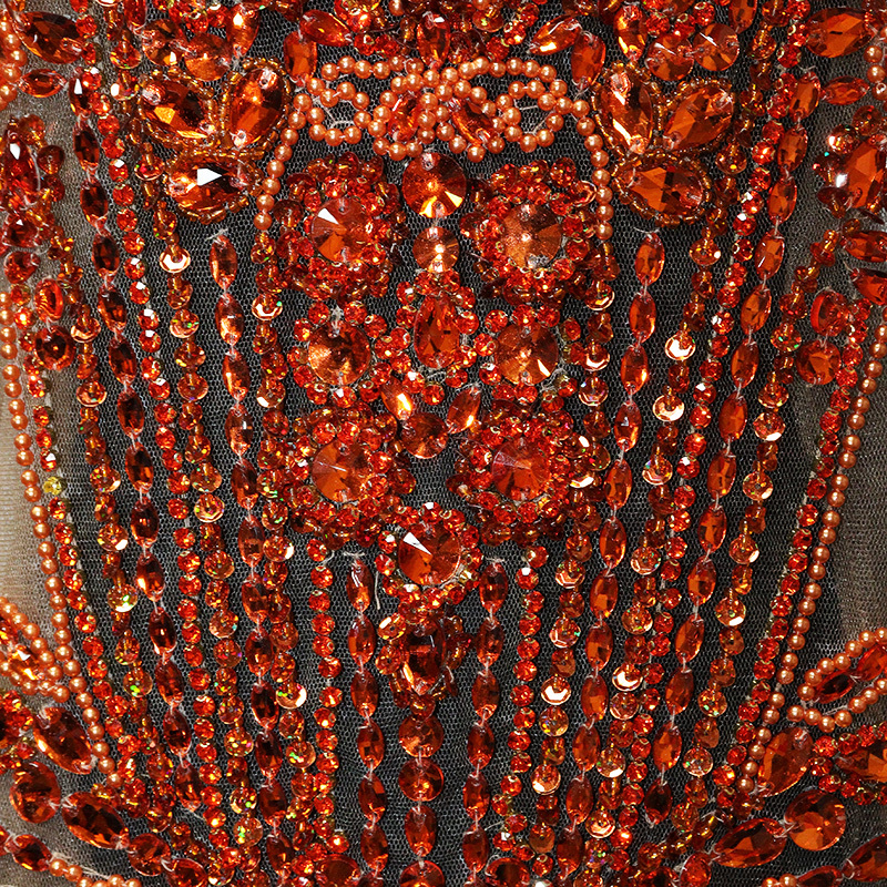 Bling Diamante Beaded Appliques for Dresses Manufacturer
