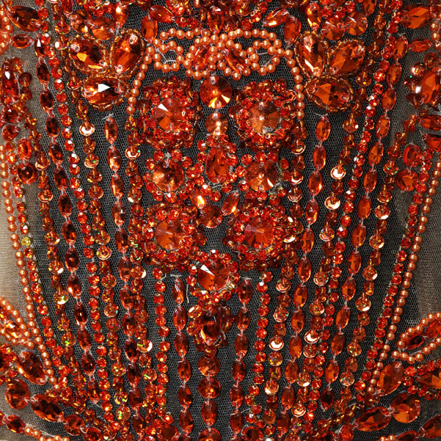 Bling Diamante Beaded Appliques for Dresses Manufacturer
