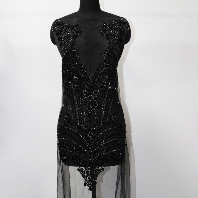 Bling Diamante Beaded Appliques for Dresses Manufacturer