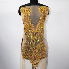 Bling Diamante Beaded Appliques for Dresses Manufacturer