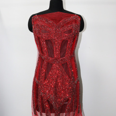 Full Bodice Rhinestone Applique for Making Bridal Dress Factory