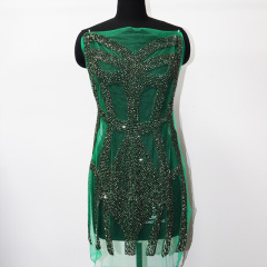 Full Bodice Rhinestone Applique for Making Bridal Dress Factory