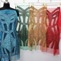 Full Bodice Rhinestone Applique for Making Bridal Dress Factory
